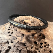 Load image into Gallery viewer, Braided Leather And Stainless Steel Bracelet Gift For Him