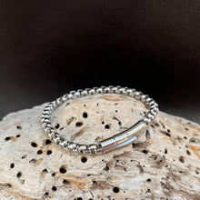 Load image into Gallery viewer, Grey Black Silver Titanium Steel Bracelet Gift For Men