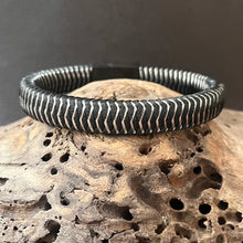 Load image into Gallery viewer, Woven Leather And Stainless Steel Bracelet For Him or Her
