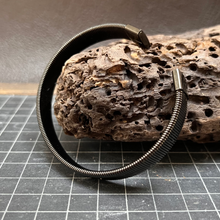 Load image into Gallery viewer, Vertical Stripes Stainless Steel Open Bracelet