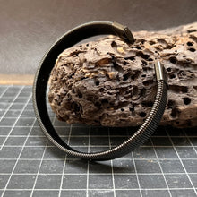 Load image into Gallery viewer, Vertical Stripes Stainless Steel Open Bracelet