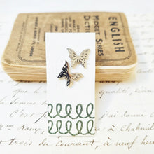 Load image into Gallery viewer, Intricate Butterfly Stud Earrings in a bottle - Zamsoe