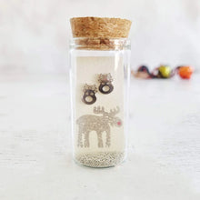 Load image into Gallery viewer, Cute Rudolf Reindeer Stud Earrings - Zamsoe