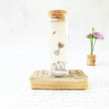 Load image into Gallery viewer, Classic filigree heart stud earrings in a bottle - Zamsoe