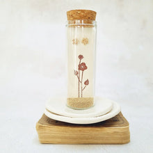 Load image into Gallery viewer, Gold flower stud earrings in a bottle - Zamsoe