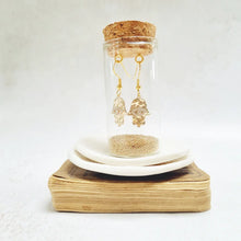 Load image into Gallery viewer, Gold Hansa French Hook Earrings in a Bottle - Zamsoe