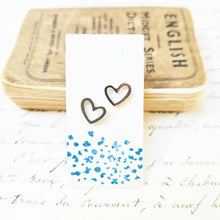 Load image into Gallery viewer, Adorable heart stud earrings in a bottle - Zamsoe