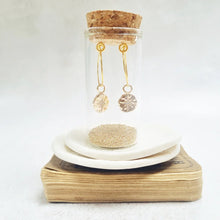 Load image into Gallery viewer, Gold Plated North Star Crystal Hoop Earrings - Zamsoe