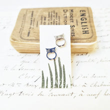 Load image into Gallery viewer, Adorable owl stud earrings in a bottle - Zamsoe