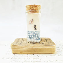 Load image into Gallery viewer, Space rocket and planet stud earrings in a bottle - Zamsoe