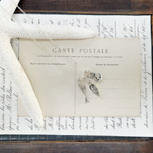 Load image into Gallery viewer, The Coastal Rower: Rowing Boat and Oars Charm Necklace