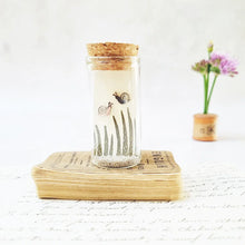 Load image into Gallery viewer, Gardeners snail earrings in a bottle - Zamsoe