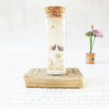 Load image into Gallery viewer, Gardeners snail stud earrings in a bottle - Zamsoe