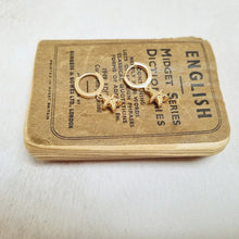 Load image into Gallery viewer, Gold Starfish Huggie Earrings in a bottle - Zamsoe