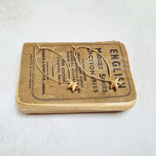 Load image into Gallery viewer, Gold Starfish Oval Hoop Earrings in a Bottle - Zamsoe