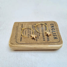 Load image into Gallery viewer, Gold Plated Starfish Hoop Earrings. - Zamsoe