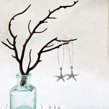 Load image into Gallery viewer, Starfish Oval Hoops in a Keepsake Bottle