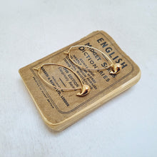Load image into Gallery viewer, Gold Whale Oval Hoop Earrings in a Bottle - Zamsoe