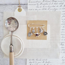 Load image into Gallery viewer, Afternoon Tea Charm Pin Brooch - 26 - Zamsoe