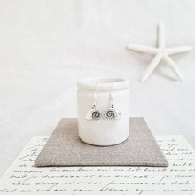 Load image into Gallery viewer, Ammonite Shell Sterling Silver Earrings in a Box - 35 - Zamsoe