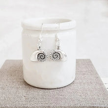 Load image into Gallery viewer, Ammonite Shell Sterling Silver Earrings in a Box - 35 - Zamsoe