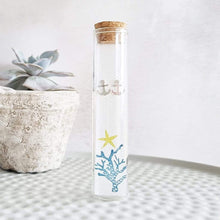 Load image into Gallery viewer, Anchor Silver Plated Stud Earrings in a Bottle - 37 - Zamsoe