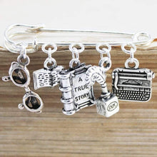 Load image into Gallery viewer, Book Lover Brooch - 71 - Zamsoe