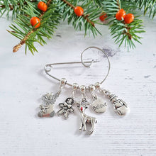 Load image into Gallery viewer, Christmas Charm Pin Brooch - 94 - Zamsoe