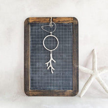 Load image into Gallery viewer, Abstract Circle and Coral Swirl Pin Brooch - 4 - Zamsoe