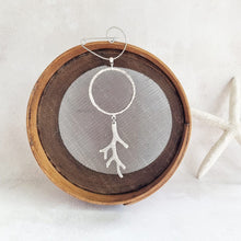 Load image into Gallery viewer, Abstract Circle and Coral Swirl Pin Brooch - 4 - Zamsoe