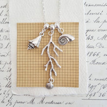 Load image into Gallery viewer, Coral and Shells Charm Necklace - 106 - Zamsoe