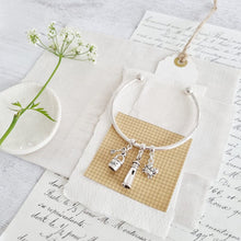 Load image into Gallery viewer, Life's a Beach Silver Plated Charm Bracelet - Zamsoe