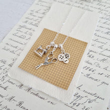 Load image into Gallery viewer, Make Do And Mend Sewing Necklace - Zamsoe