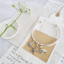 Load image into Gallery viewer, Seaside Silver Plated Charm Bracelet - Zamsoe