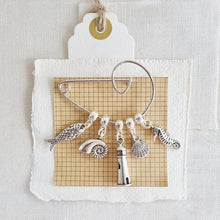 Load image into Gallery viewer, Seaside Swirl Pin Charm Brooch - Zamsoe