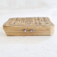 Load image into Gallery viewer, Sterling silver shell stud earrings in a bottle - Zamsoe