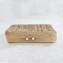 Load image into Gallery viewer, Sterling silver star stud earrings in a bottle - Zamsoe
