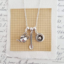 Load image into Gallery viewer, Time for Tea Charm Necklace - Zamsoe
