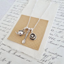 Load image into Gallery viewer, Time for Tea Charm Necklace - Zamsoe