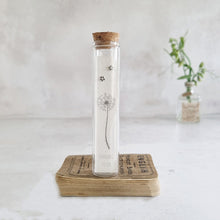 Load image into Gallery viewer, Sterling Silver tiny flower stud earrings in a bottle - Zamsoe