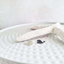 Load image into Gallery viewer, Whale Silver Plated Stud Earrings in a Bottle - Zamsoe