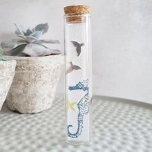 Load image into Gallery viewer, Whale Tail Silver Plated Stud Earrings in a Bottle - Zamsoe