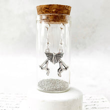 Load image into Gallery viewer, Silver Deck Chair &amp; Parasol Earrings in a Bottle. 2
