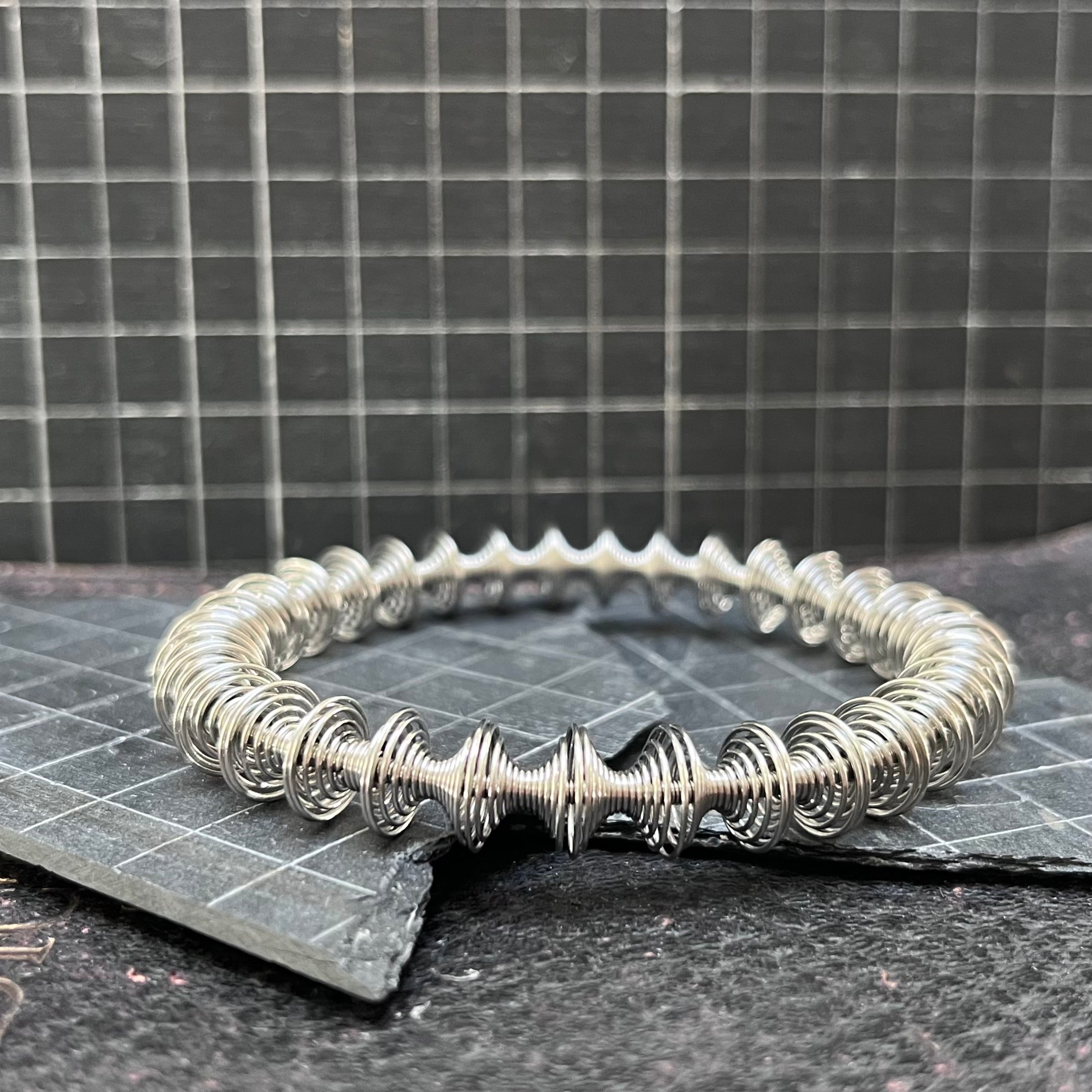 Wavy Titanium Steel Bracelet For Him or Her