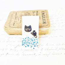 Load image into Gallery viewer, Cute Cat and Mouse Stud Earrings in a bottle
