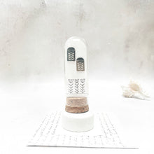 Load image into Gallery viewer, Contemporary Flower Earrings in a Glass Dome
