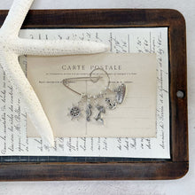 Load image into Gallery viewer, The Ocean Voyager: Cruising and Nautical Swirl Charm Brooch
