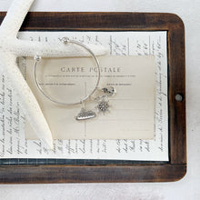 Load image into Gallery viewer, The Voyager: Cruise &amp; Nautical Charm Bangle
