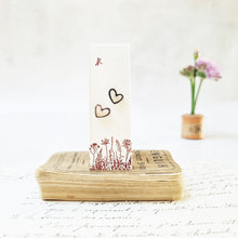 Load image into Gallery viewer, Classic heart stud earrings in a bottle
