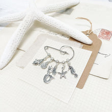 Load image into Gallery viewer, The Sea Maiden: Mermaid Swirl Brooch
